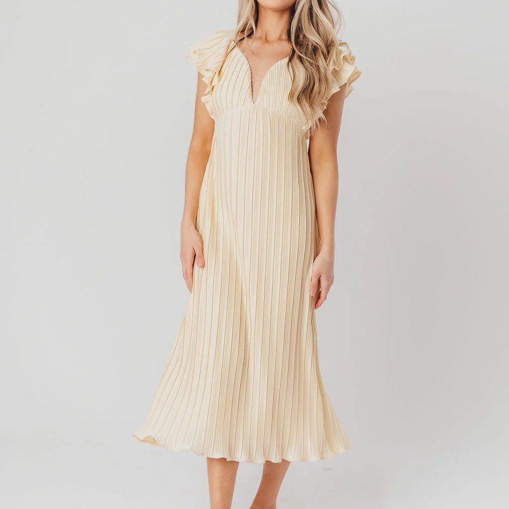 Vanilla Cream Midi Dress